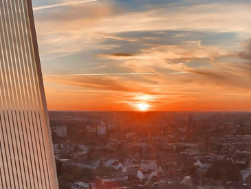 Sunset as seen from clouds Heaven's Nest